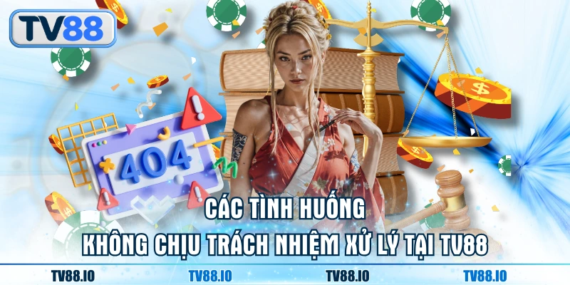 (Các tình huống không chịu trách nhiệm xử lý tại TV88)